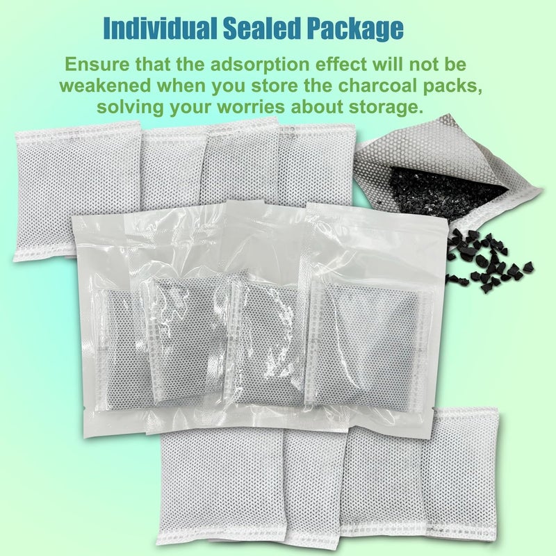 ShuRex 12 Pack Diaper Pail Carbon Filters for Playtex Diaper Genie Complete and Expressions Pail, Charcoal Odor Absorbing Bags for Diaper Genie Diaper Pails with Built-in Odor Controlling Compartment - Image 5